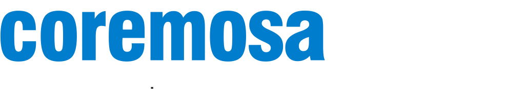 logo coremosa blanco